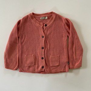 Imps & Elfs Rose Pink Cardigan Size 2Y
